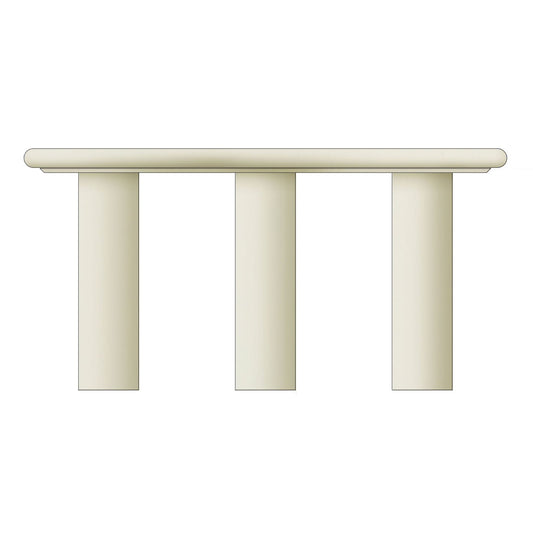 Modus Sven Wooden Console Table in Rice