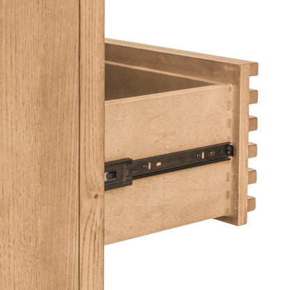 Modus Modus Modus Tanner Five Drawer Ash Wood Chest in Flaxen