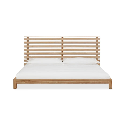 Modus Tanner Solid Ash Platform Bed in Flaxen