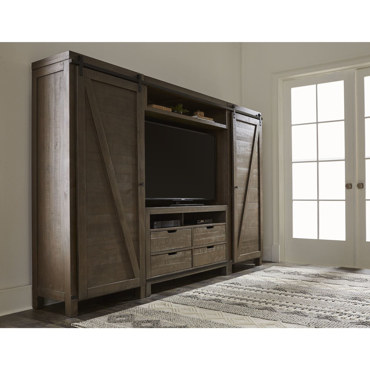 Modus Taryn Entertainment Bridge in Rustic Grey