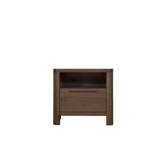 Modus Totes One Drawer Nightstand in English Walnut