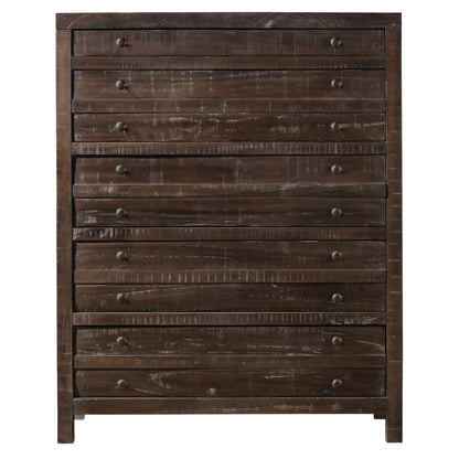 Modus Modus Modus Townsend Five Drawer Solid Wood Chest in Java