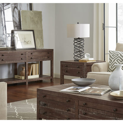 Modus Townsend Solid Wood Side Table in Java