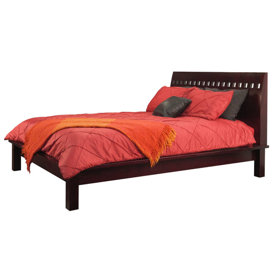 Modus Veneto Wood Platform Bed in Espresso