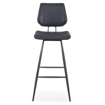 Modus Vinson Modern Swivel Bar Stool in Cobalt