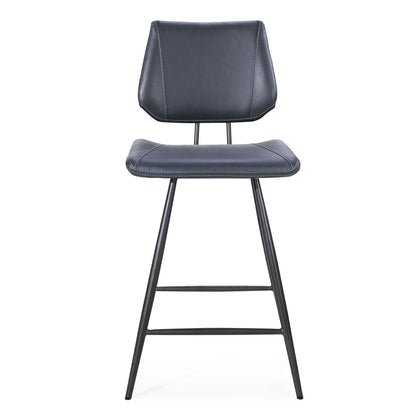 Modus Vinson Modern Swivel Counter Stool in Cobalt