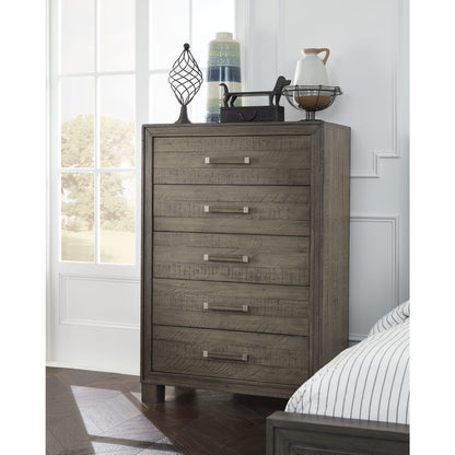 Modus Modus Modus William Five-Drawer Chest in Dusty Dawn