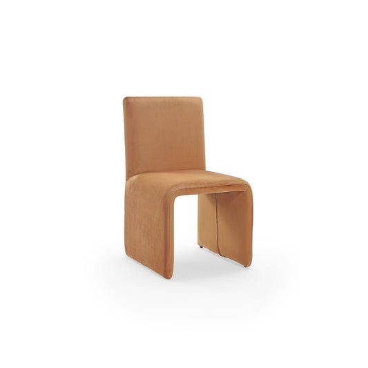 Modus Winston Fully Upholstered Side chair in Whiskey Velvet