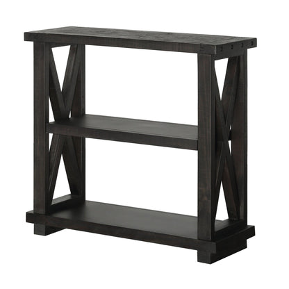 Modus Yosemite Solid Wood 36x39 inch Bookshelf in Cafe