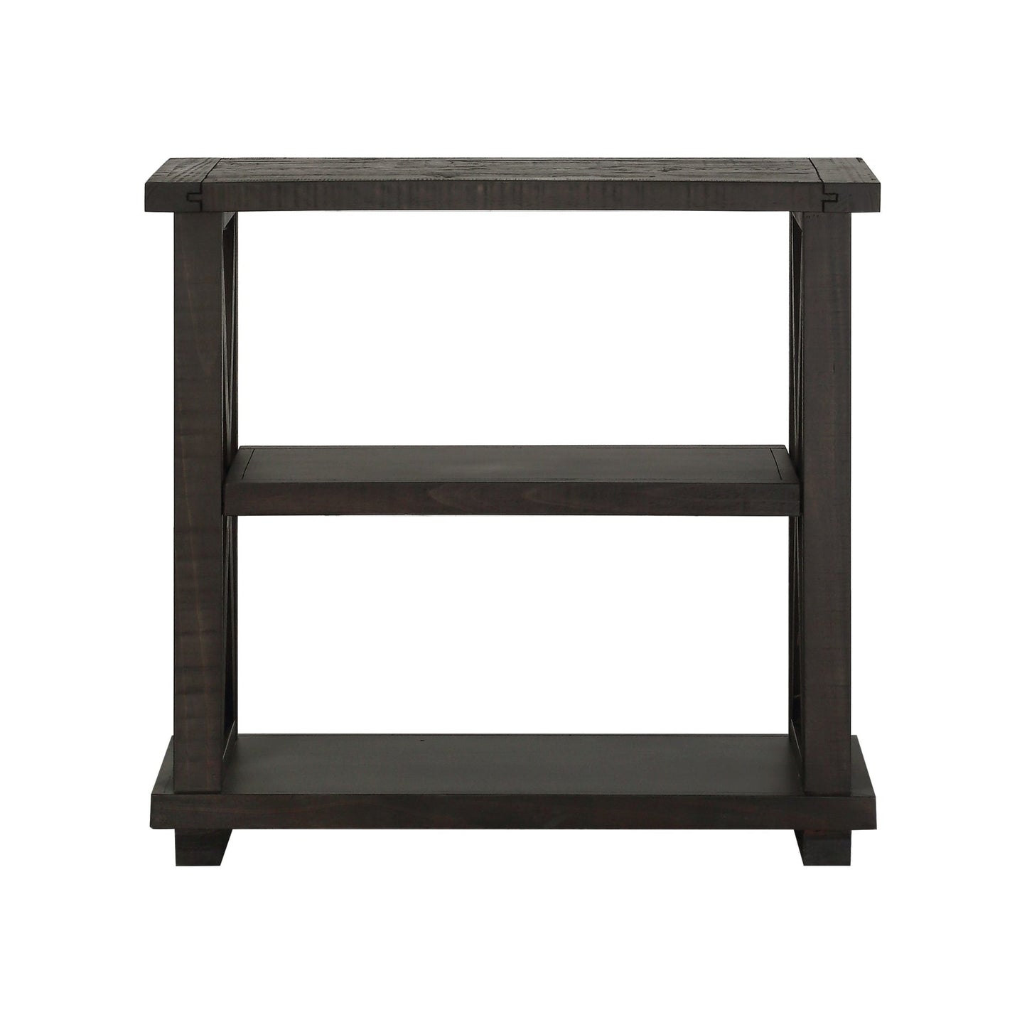 Modus Yosemite Solid Wood 36x39 inch Bookshelf in Cafe