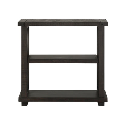 Modus Yosemite Solid Wood 36x39 inch Bookshelf in Cafe