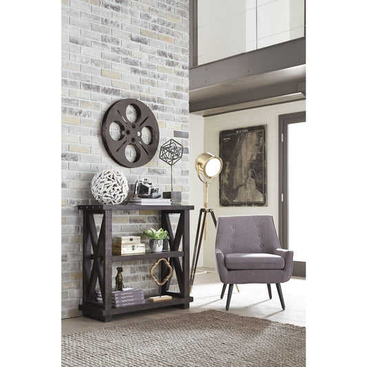 Modus Yosemite Solid Wood 36x39 inch Bookshelf in Cafe