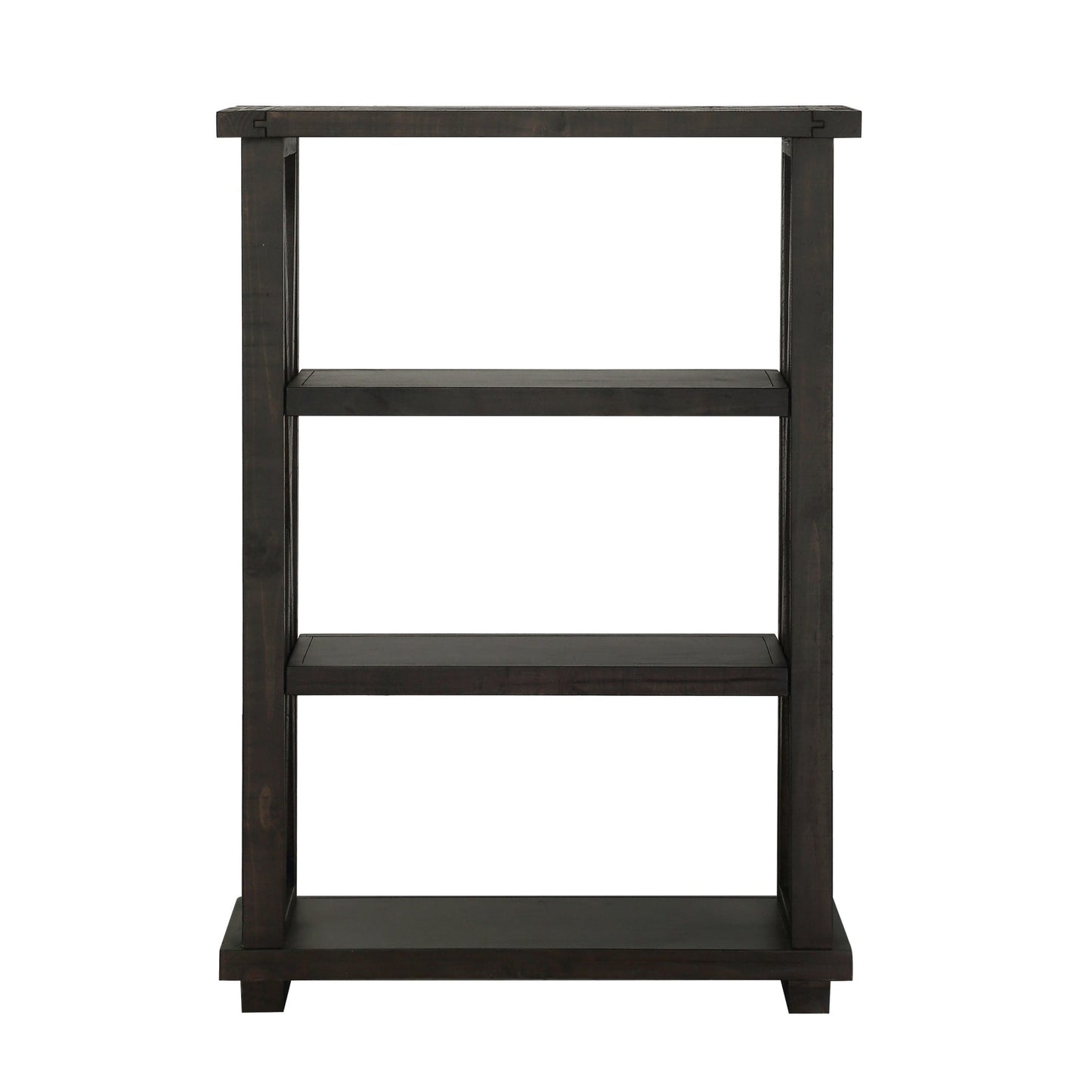 Modus Yosemite Solid Wood 54x39 inch Bookshelf in Cafe