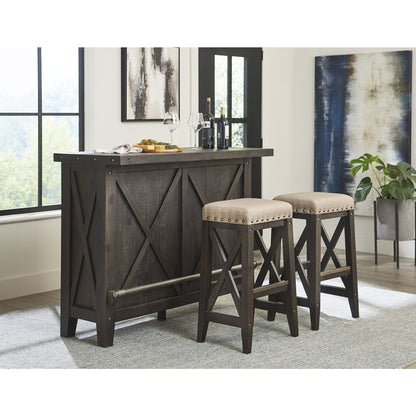 Modus Yosemite Solid Wood Bar Table in Cafe