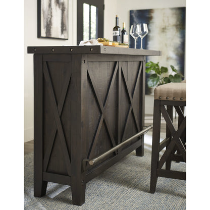 Modus Yosemite Solid Wood Bar Table in Cafe