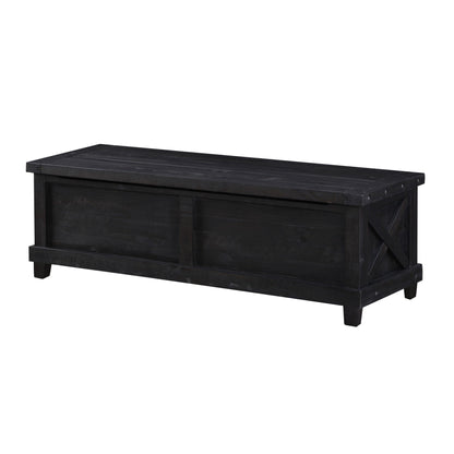 Modus Yosemite Solid Wood Blanket Box in Cafe