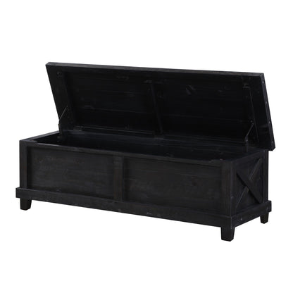 Modus Yosemite Solid Wood Blanket Box in Cafe