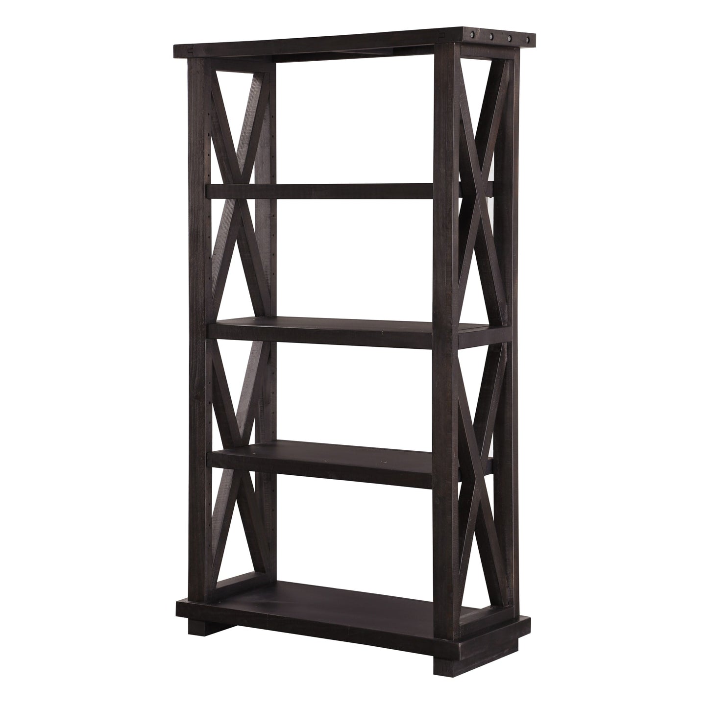 Modus Yosemite Solid Wood Bookcase in Cafe