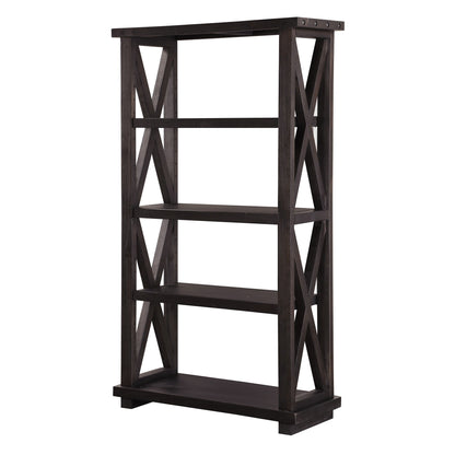 Modus Yosemite Solid Wood Bookcase in Cafe