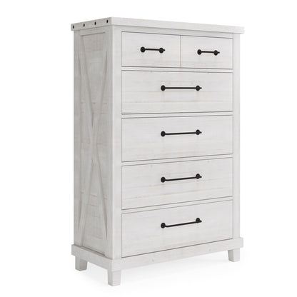 Modus Modus Modus Yosemite Solid Wood Chest in Rustic White