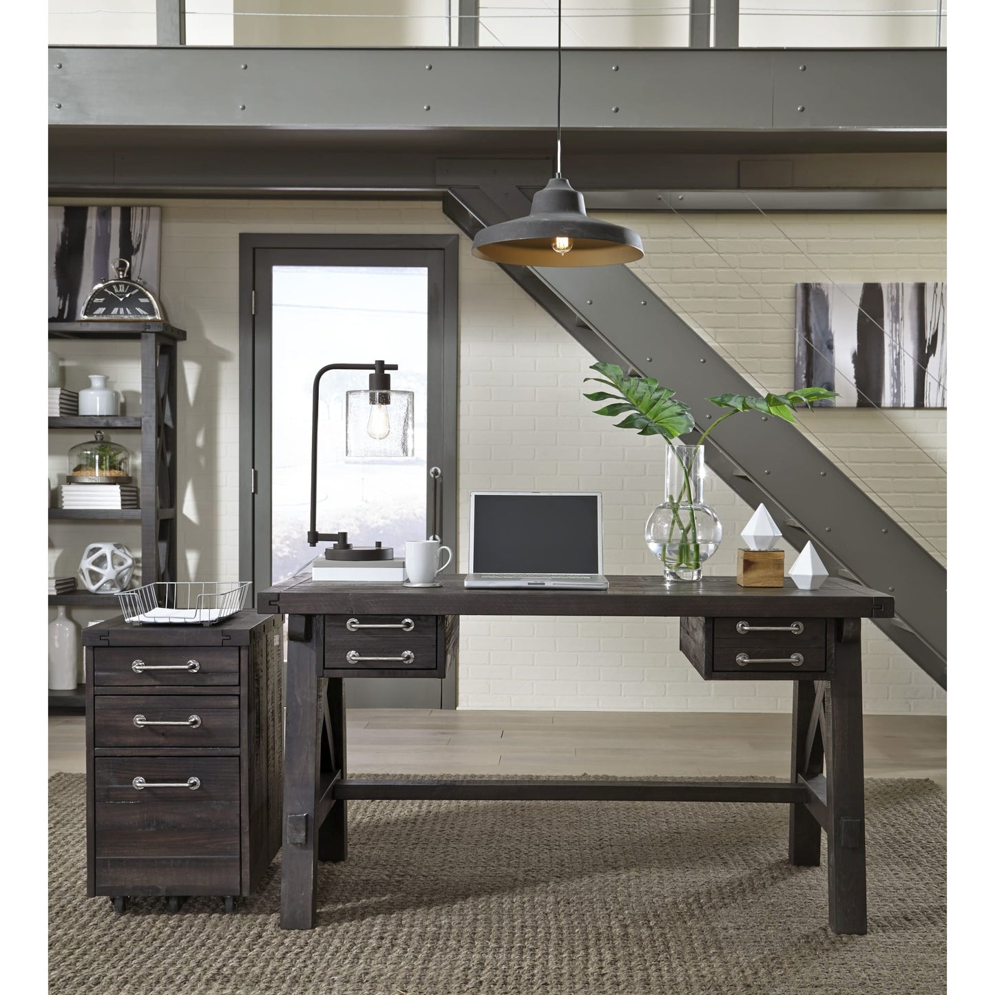 Modus Yosemite Solid Wood Desk in Cafe