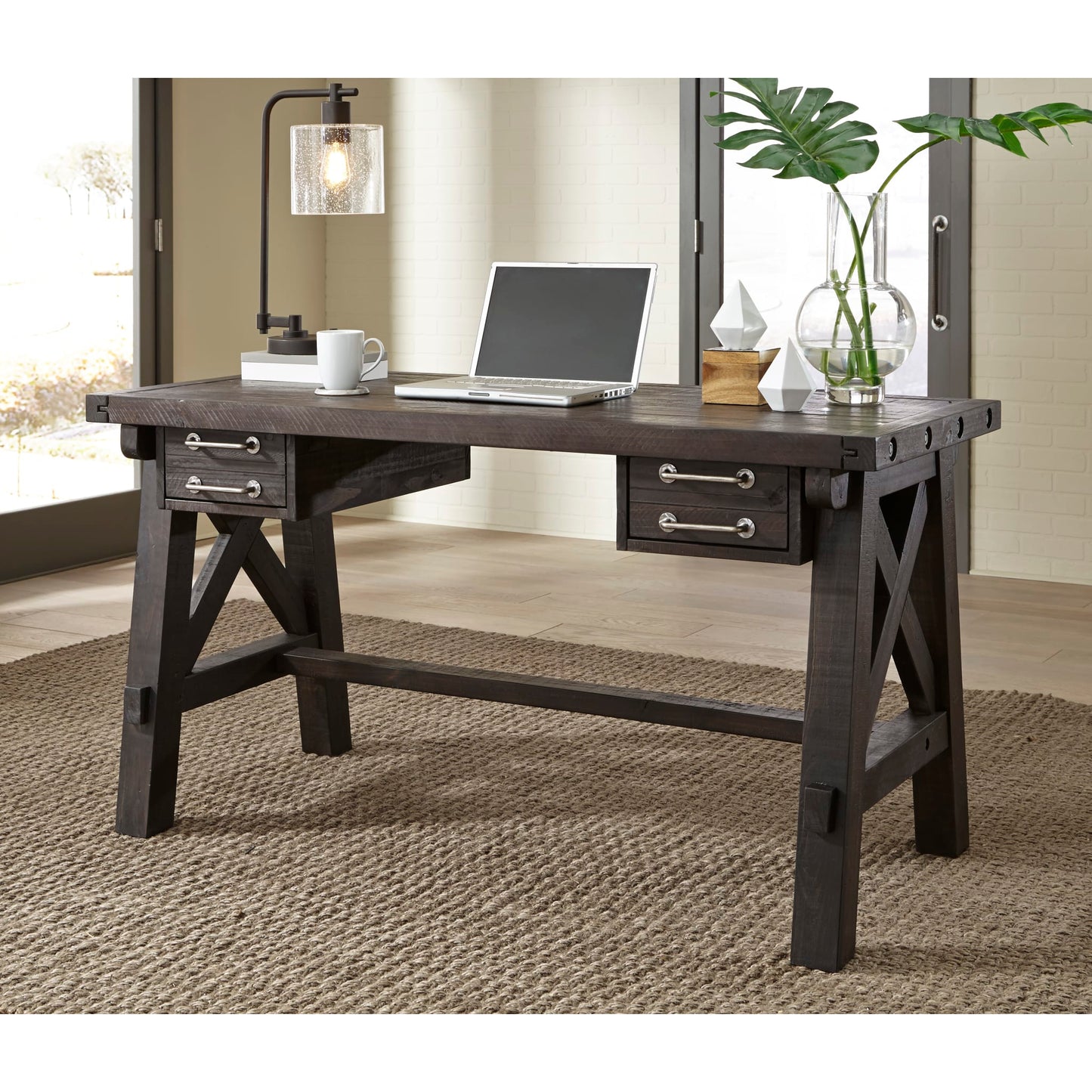 Modus Yosemite Solid Wood Desk in Cafe