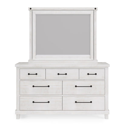 Modus Yosemite Solid Wood Dresser in Rustic White