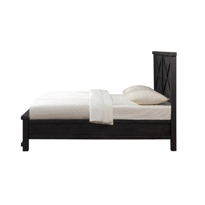 Modus Yosemite Solid Wood Footboard Storage Bed in Cafe