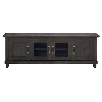 Modus Yosemite Solid Wood Four Door Media Console in Cafe