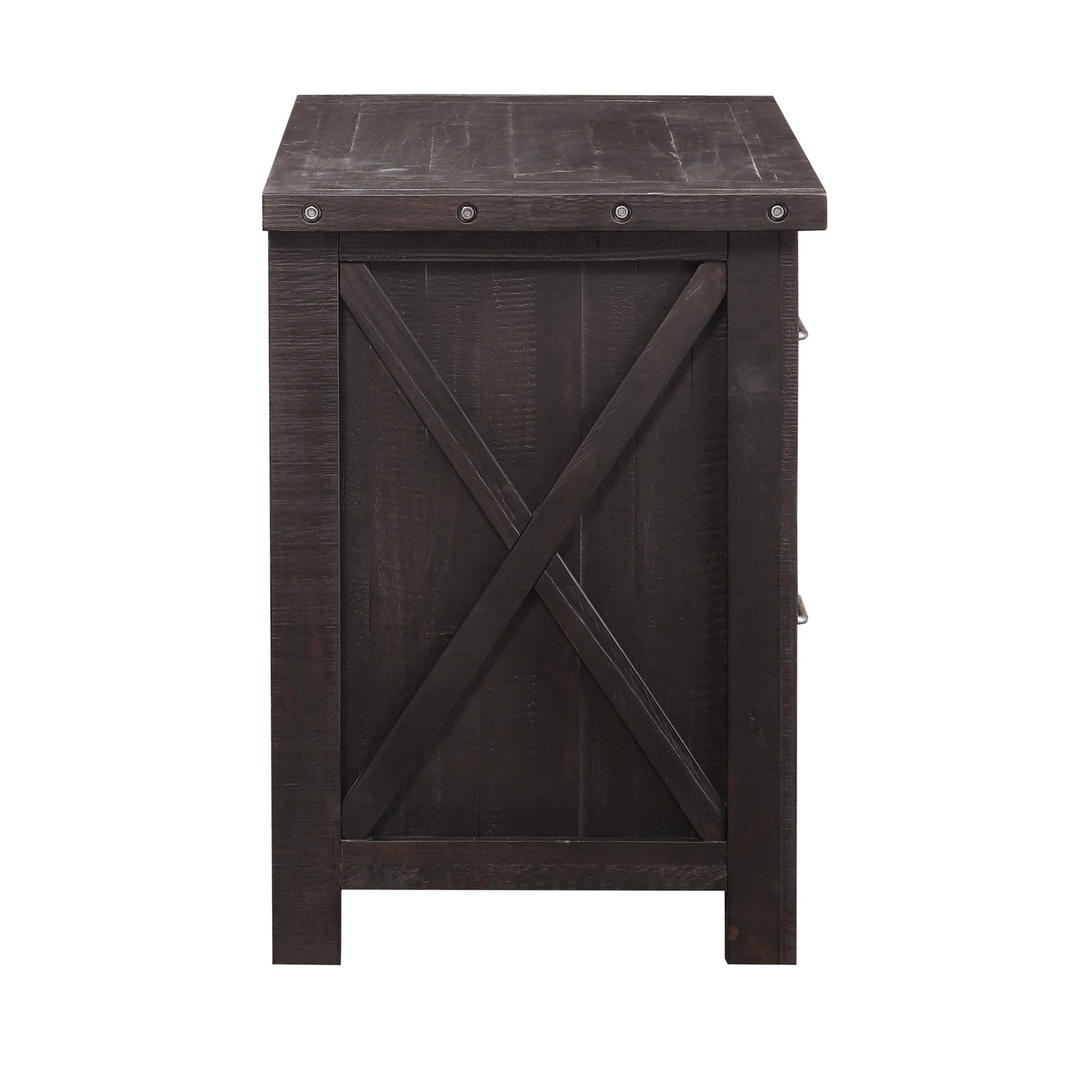 Modus Yosemite Solid Wood Lateral File Cabinet in Cafe