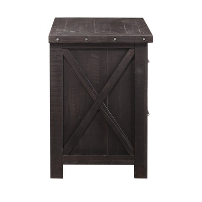 Modus Yosemite Solid Wood Lateral File Cabinet in Cafe