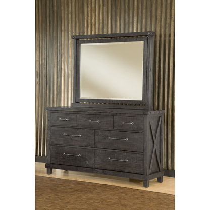 Modus Yosemite Solid Wood Mirror in Cafe