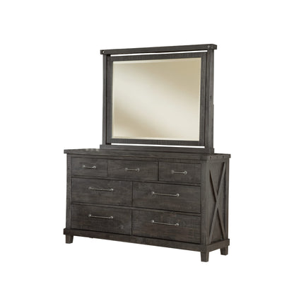 Modus Yosemite Solid Wood Mirror in Cafe