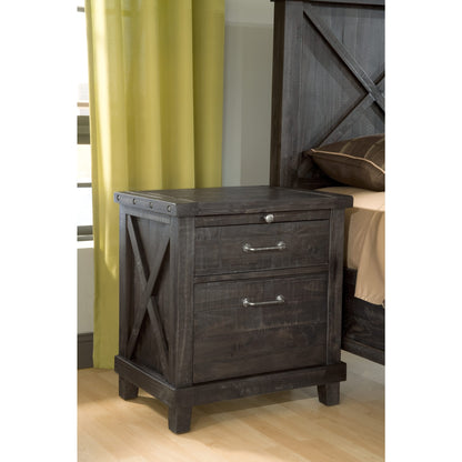 Modus Yosemite Solid Wood Nightstand in Cafe