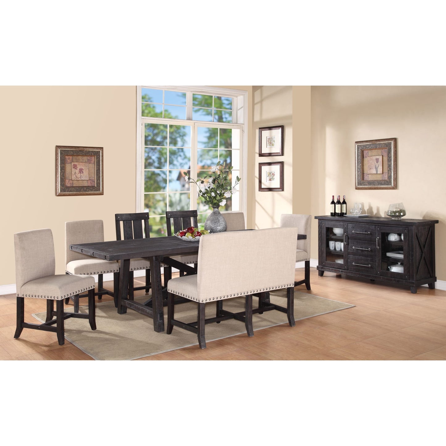 Modus Yosemite Solid Wood Rectangular Extension Table