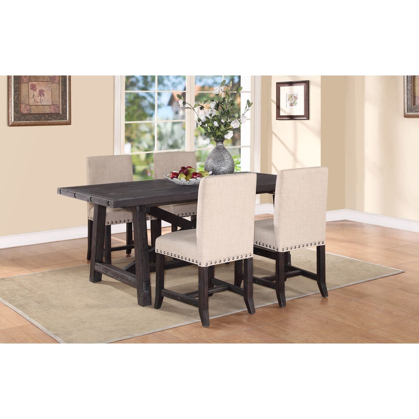 Modus Yosemite Solid Wood Rectangular Extension Table