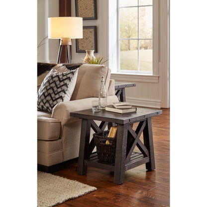 Modus Yosemite Solid Wood Side Table in Cafe