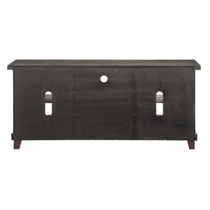 Modus Yosemite Solid Wood Two Drawer Media Console in Cafe