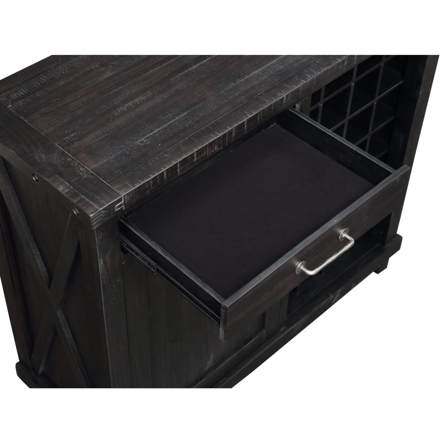 Modus Yosemite Solid Wood Wine Bar in Cafe