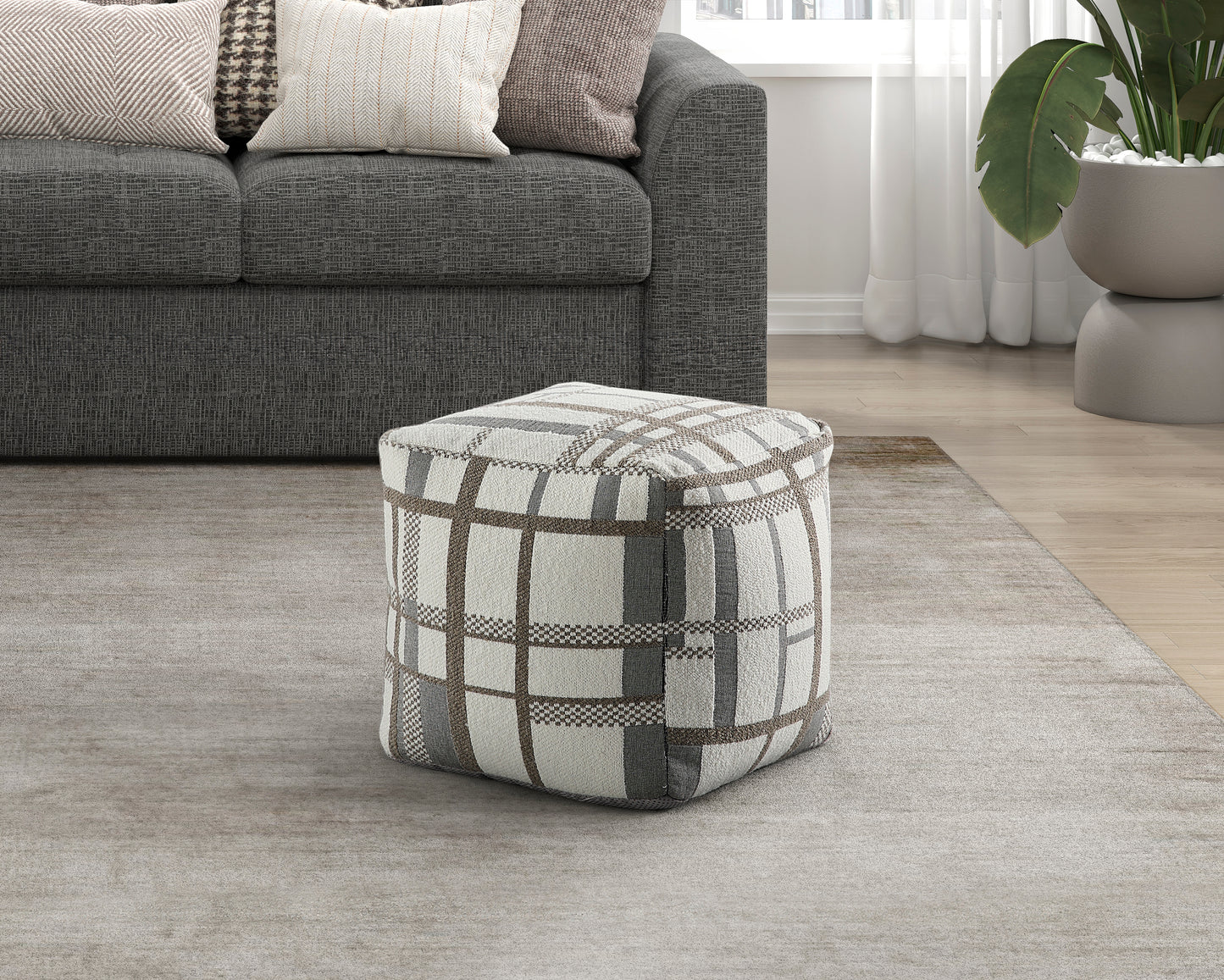 Homelegance Monica Multi-color Pouf P31007