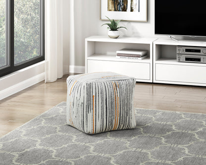 Homelegance Multi-color Pouf Jacquard Fabric Non-slip P31008