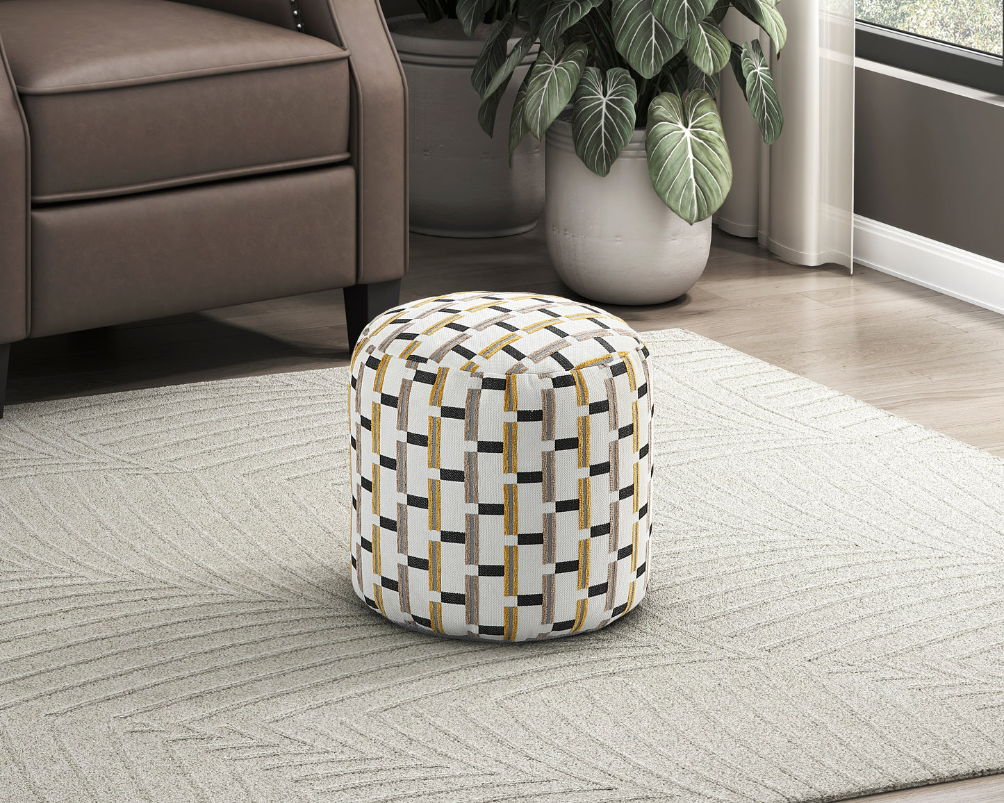 Homelegance Nantes Multi-color Pouf P31009