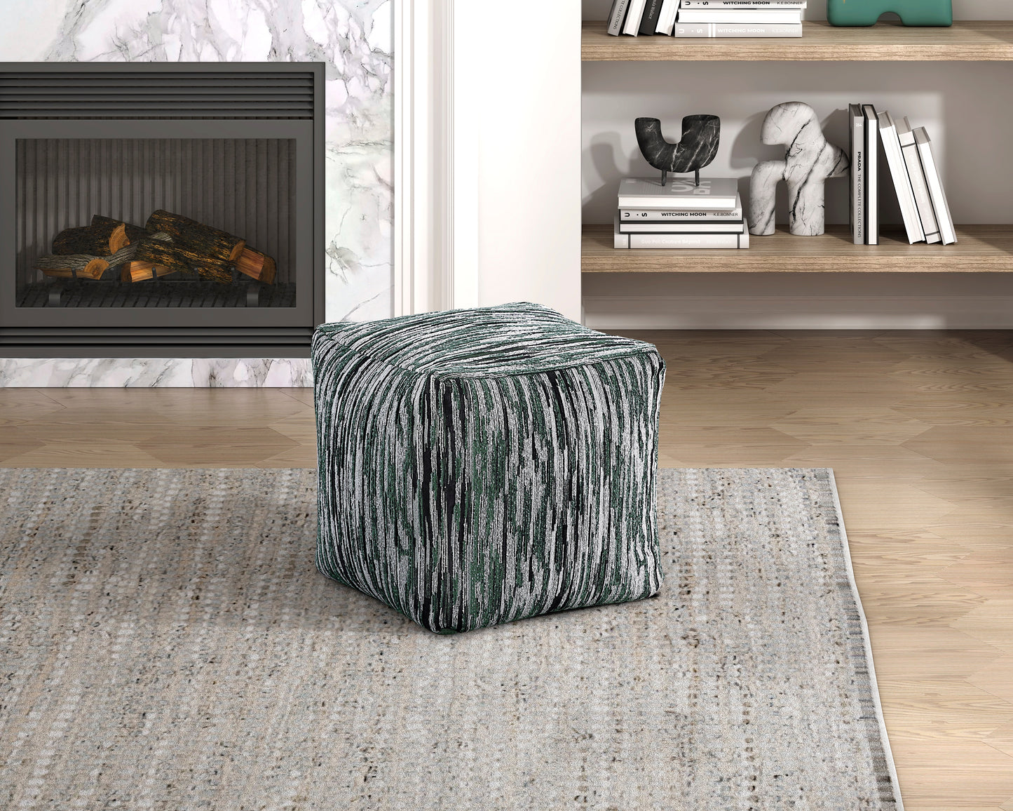 Homelegance Lundy Multi-color Pouf P31016