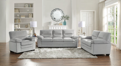 Homelegance Keighly Accent Chair in Textured Gray Fabric 9328GY-1