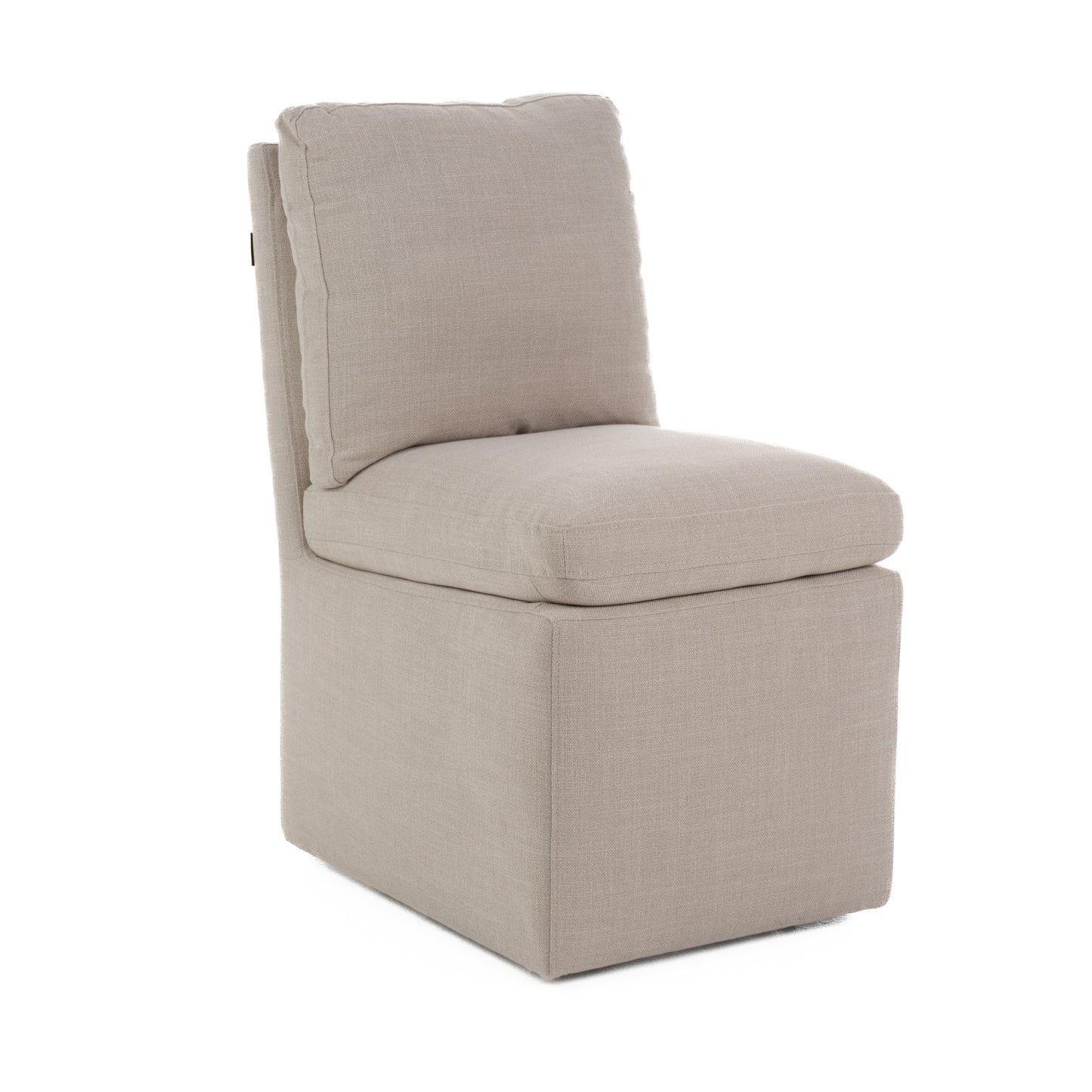 Modrest Adrian Modern Beige Fabric Dining Chair