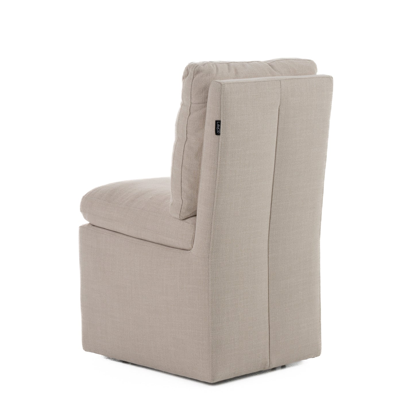 Modrest Adrian Modern Beige Fabric Dining Chair