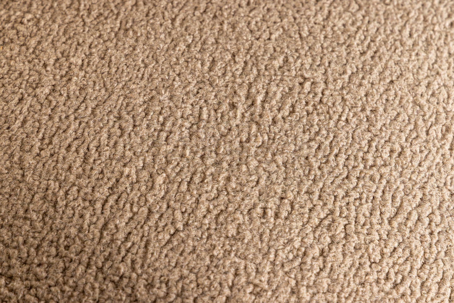 Modrest Alamo Modern Beige Faux Sheepskin Oak Accent Chair