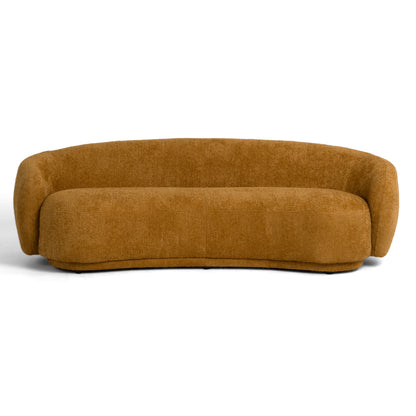 Divani Casa Andrew Modern Orange Fabric Sofa