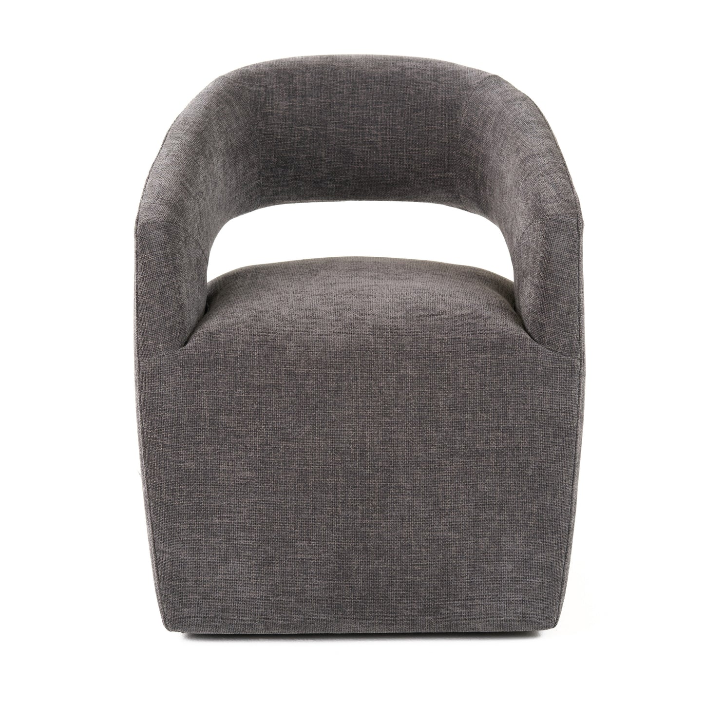 Modrest Angie Modern Dark Grey Fabric Dining Chair