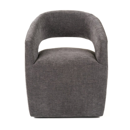 Modrest Angie Modern Dark Grey Fabric Dining Chair